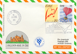 Ballonpost 1990 Lettre Illustre Par Ballon De Balana - Airmail