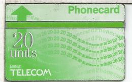 REINO UNIDO BRITISH TELECOM PHONECARD 20 - Autres & Non Classés
