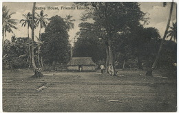 Toga Tonga Native House In Friendly Island P. Used Stamped From Nukualofa 1935 - Tonga