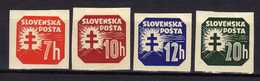 Slowakei / Slovakia, 1939, Mi 56; 58-59; 61 X * [210618XVII] - Neufs