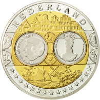 Pays-Bas, Médaille, L'Europe, Reine Béatrix, SPL+, Argent - Andere & Zonder Classificatie