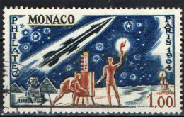 MONACO - 1964 - ESPOSIZIONE FILATELICA INTERNAZIONALE "PHILATEC" A PARIGI - USATO - Gebruikt