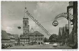 Schwabach - Marktplatz Mit Rathaus Und St. Johanniskirche - Foto-AK - Schwabach