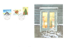 Finland 1998  Christmas Folder With Greetings From Posten  Mi  1457-1459 First Day Cancellation - Briefe U. Dokumente