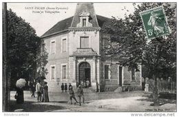 D64 - SAINT-PALAIS < Vue Animée  - POSTES ET TELEGRAPHES - Saint Palais