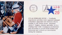 1991 USA Space Shuttle Columbia STS-40 And Astronauts James P. Bagian Commemorative Cover - America Del Nord