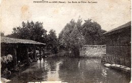 NW_cpa 55_PIERREFITTE SUR AIRE - Les Bords De L'Aire - Le Lavoir, Petite Animation Lavandières - Pierrefitte Sur Aire