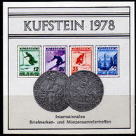 V11 - Souvenierblock 1978  - Briefmarken&Münzsammlertreffen In Kufstein - Prove & Ristampe