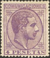 1º Y 2º Centenario. * 198 1878. 4 Pts Violeta. Color Intenso Y Muy Bien Centrado. MAGNIFICO. 2018 305. - Sonstige & Ohne Zuordnung