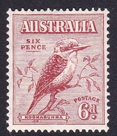 Australia SG 146 1932 Kookaburra 6d Red-brown, Mint Hinged - Nuovi