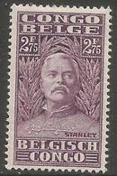 Belgian Congo - 1928 Henry Morton Stanley 2f75 MH *    SG 155  Sc 125 - Ongebruikt