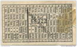 Deutschland - Mannheim-Ludwigshafen - Strassenbahn - Fahrschein 20Rpf. - Europa