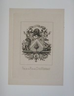 Ex-libris Armorié Français XIXème - Félix & René DESVERNAY - Ex-libris