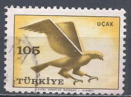 Turkey 1959. Scott #C34 (U) Bird, Hawk - Luchtpost