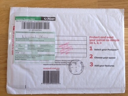 Customs Declaration Cover Sent From Australia To Lithuania 2016 - Briefe U. Dokumente