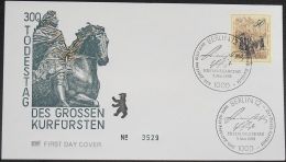 BERLIN 1988 Mi-Nr. 813 FDC - 1981-1990