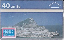 5 TARJETA DE GIBRALTAR DE UNA VISTA AEREA DEL PEÑON (NUEVA-MINT) - Gibraltar