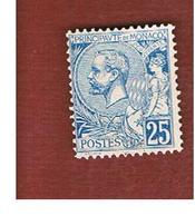 MONACO   -   SG 26 - 1891  PRINCE ALBERT 25 CENT BLUE -   UNUSED WITHOUTH GUM - Nuevos