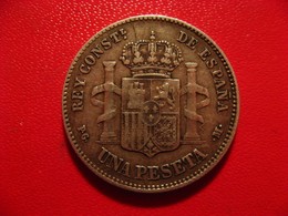 Espagne - Peseta 1891 (1891) Alfonso XIII 8323 - First Minting