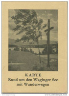 Karte Rund Um Den Waginger See Mit Wanderwegen - Herausgeber Gemeinde Kirchanschöring - Beieren