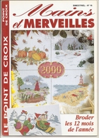 01 Mains Et Merveilles "Broder Les 12 Mois De L'année Au Point De Croix" - Point De Croix