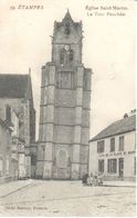 (91)  Essonne - Etampes - Eglise Saint-Martin - La Tour Penchée - Etampes