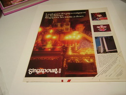 ANCIENNE PUBLICITE SINGAPORE AIRLINES  1983 - Werbung