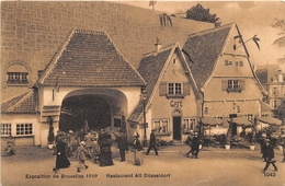 ¤¤  -   BELGIQUE  -  Restaurant Alt DÜSSELDORF   -  Exposition De BRUXELLES De 1910    -  ¤¤ - Feiern, Ereignisse