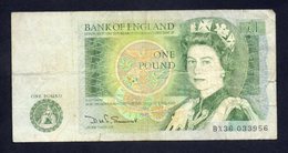 Banconota Gran Bretagna 1 Pound 1978/84 - 1 Pond