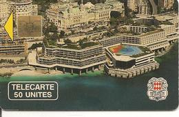 CARTE-PUBLIC-MONACO-50U-MF10-SO3-PALAIS Des CONGRES-V° N°A 0B905-UTILISE-TBE - Monaco