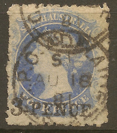 SOUTH AUSTRALIA 1876 3d On 4d QV SG 112 U #AMC17 - Used Stamps