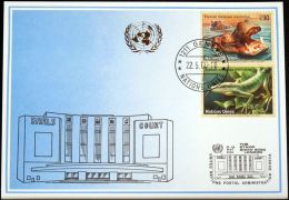 UNO GENF 2000 Mi-Nr. 311 Blaue Karte - Blue Card - Cartas & Documentos