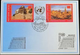 UNO GENF 2000 Mi-Nr. 314 Blaue Karte - Blue Card - Lettres & Documents