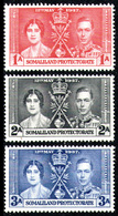 SOMALILAND 1937 - Set MLH* - Somalilandia (Protectorado ...-1959)