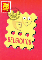 Carte-Maximum BELGIQUE N° Yvert 3512 (BELGICA 06) Obl Sp Ill 1er Jour - 2001-2010