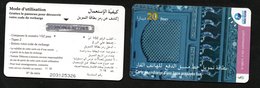 Tunisia- GSM-Tunisie Telecom-Carte De Recharge 20 DNT-  Fenêtre- Sport - Tunesië