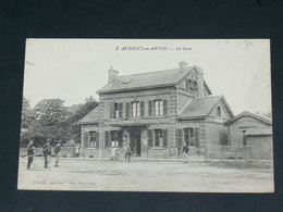 AUBIGNY EN ARTOIS    1910 /    GARE  ....  EDITEUR - Aubigny En Artois