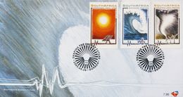 South Africa RSA 2005 FDC Renewable Energy Sources Shaping Future Solar Wind Water Nature Environment Sciences Stamps - Briefe U. Dokumente
