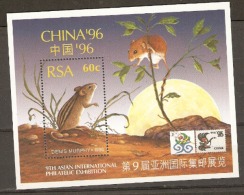 South Africa  1996  SG  906 China 96   Unmounted Mint Miniature Sheet - Neufs