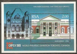 South Africa  1996  SG  901 Capex  96   Unmounted Mint Miniature Sheet - Neufs