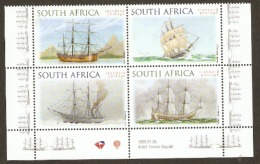 South Africa  1999  SG 1112-5  Ships    Unmounted Mint Miniature Sheet - Unused Stamps