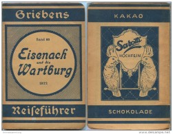 Eisenach Und Die Wartburg - 13. Auflage 1922 - 64 Seiten Plus Werbung - Mit Zwei Karten - Thuringen
