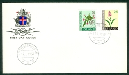 Iceland 1968 FDC Flora - Lettres & Documents