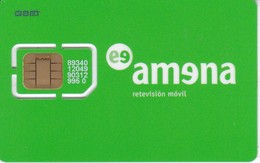 AMR-006 TARJETA DE ESPAÑA DE AMENA AUNA  GSM-SIM   SIN NUMERO  NUEVA-MINT - Amena - Retevision