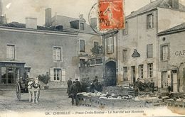49 -Chemillé - Place Croix Boulay - Le Marché Aux Moutons - Chemille