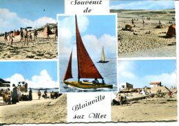 N°63139 GF-cpsm Souvenir De Blainville Sur Mer -multivues- - Blainville Sur Mer