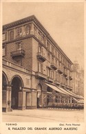 0114  "TORINO - IL PALAZZO DEL GRANDE ALBERGO MAJESTIC - STAZ. PORTA NUOVA"   CART  NON SPED - Cafés, Hôtels & Restaurants