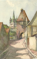 67  Cpa Chatenois   Illustrateur Aquarelle De Mannsfeld Porte De Ville - Chatenois