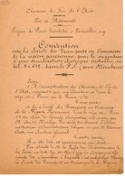 VP12.712 - PARIS - Acte De 1924 - Entre La Cie Des Chemins De Fer... & La Société Des Transports En Commun (Omnibus ) .. - Railway