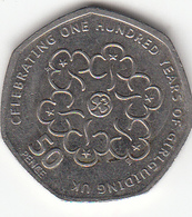 Great Britain UK 50p Coin Girl Guides 2010 (Small Format) Circulated - 50 Pence